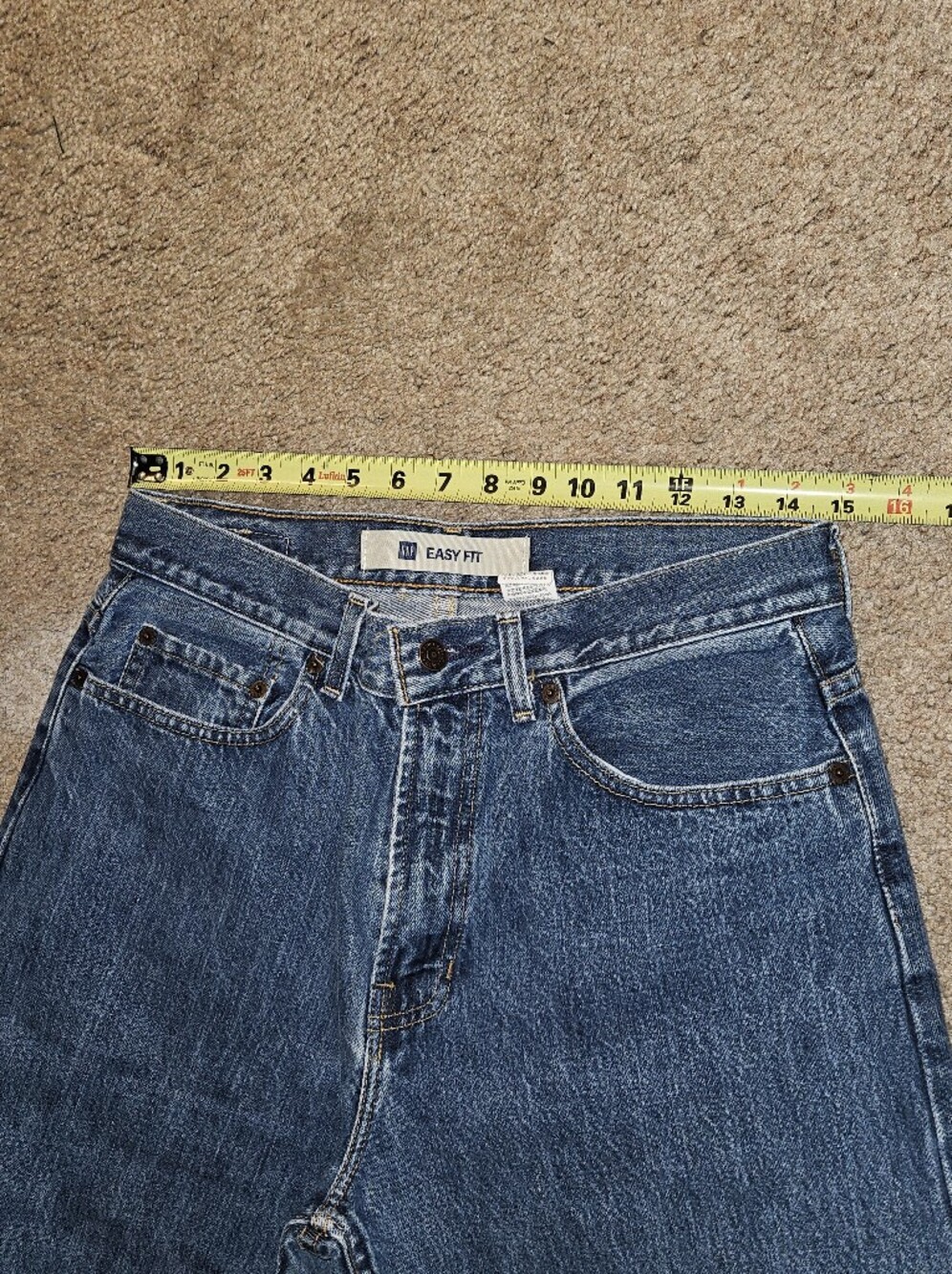 GAP Vintage Easy Fit Blue Denim Jeans